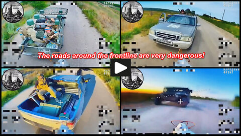 West Donetsk: Russian wired FPV drones in a classic hot patrol