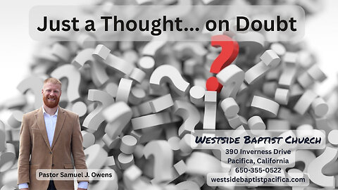 Doubt: When you don't know what is correct