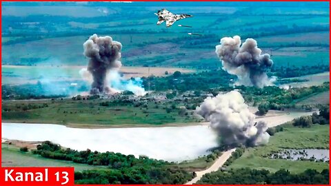 Deadly MiG strike： Ukraine eliminates last Russian river crossing in Zaporizhzhia