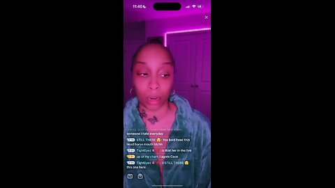 TRAP CECE READS CHARISMA AND THE COMMENTS BIGO LIVE