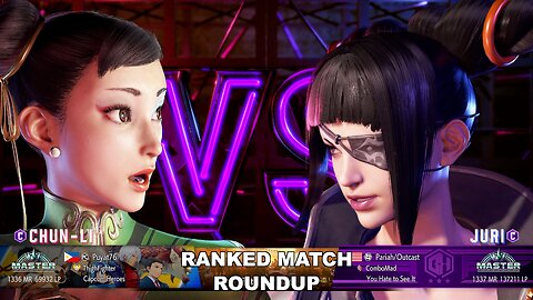 Kuya Kalbo SF6 Ranked Match Roundup. Chun Li Master Rank [Hori Fight Stick]