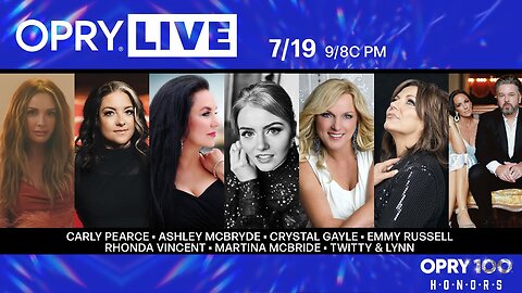Opry Live - Opry 100 Honors Loretta Lynn: Carly Pearce, Crystal Gayle, Martina McBride, and More!