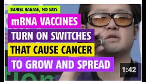 "Daniel Nagase, MD: mRNA Vaccines Activate Cancer Growth and Spread Mechanisms"
