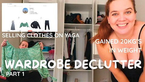 Wardrobe Declutter Before I Move to England | Gained 20kg in a Year & Selling It All on Yaga!