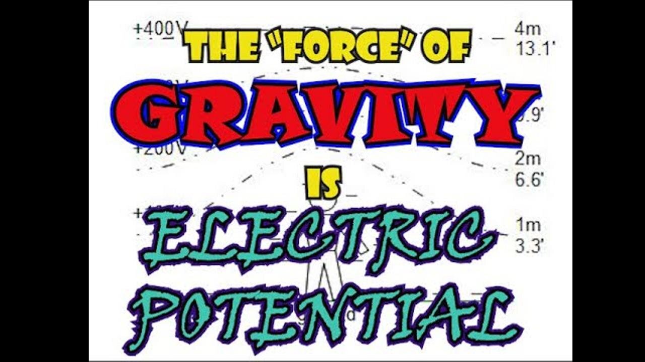 The "FORCE" of "GRAVITY" is "ELECTRIC POTENTIAL"