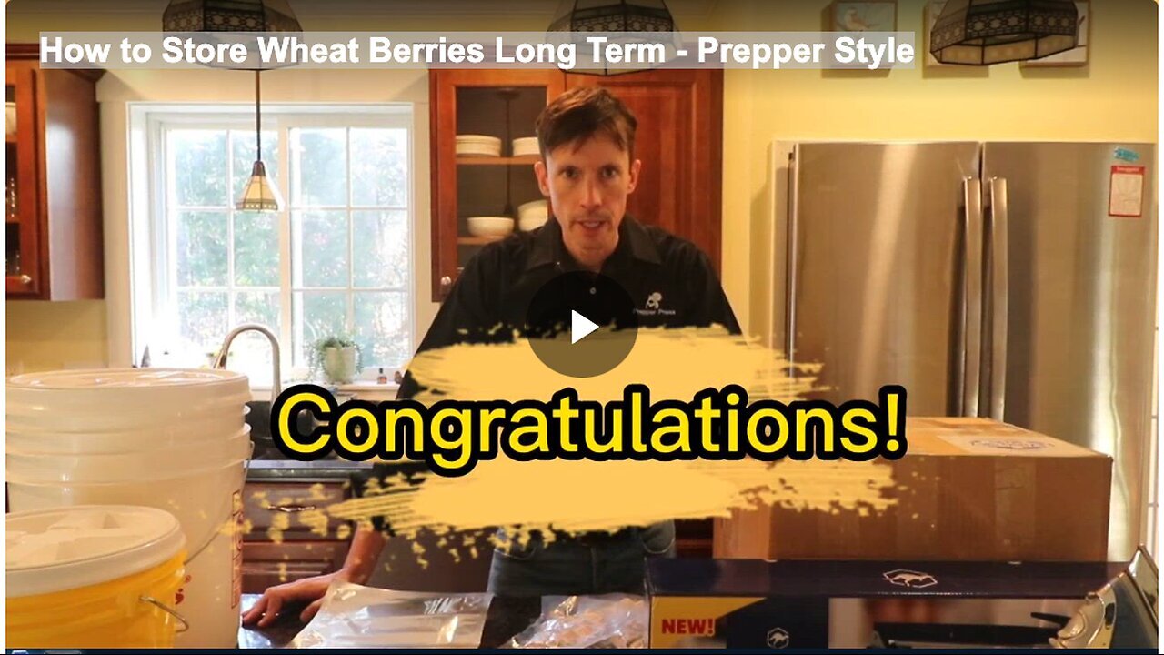 "Long-Term Storage of Wheat Berries: A Prepper's Guide"