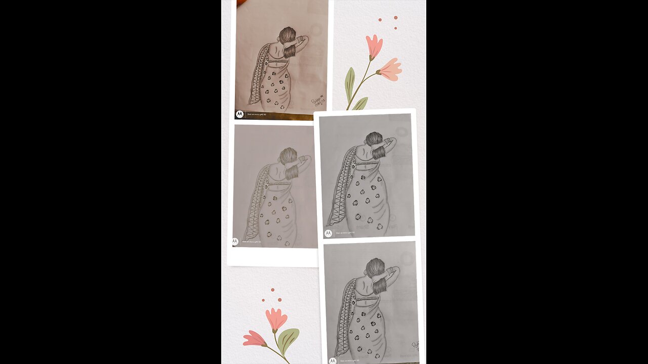 girls drawing back pose#draw #draw #girldrawing