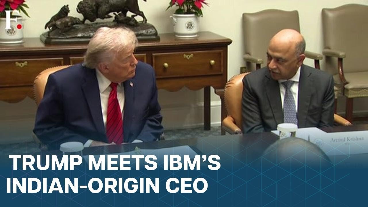 Trump Meets IBM CEO Arvind Krishna for Key Roundtable on AI, Tech & U.S. Innovation | N18G