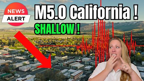 Northern California and Nevada is SHAKING ! Strong Shallow Earthquake just happened ! Susanville !