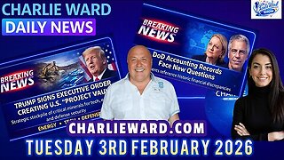 CHARLIE WARD DAILY NEWS WITH CHARLIE WARD & DREW DEMI TUE 3RD FEBRUARY 2026 #breakingnews #daily