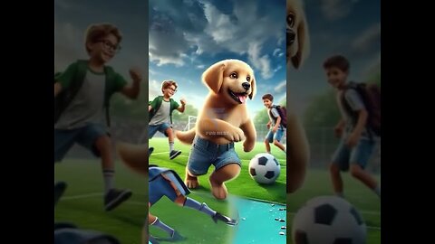 Puppy becomes a superstar.