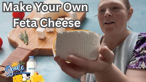How to Make Homemade Feta Cheese | Easy Goat Milk Recipe for Beginners