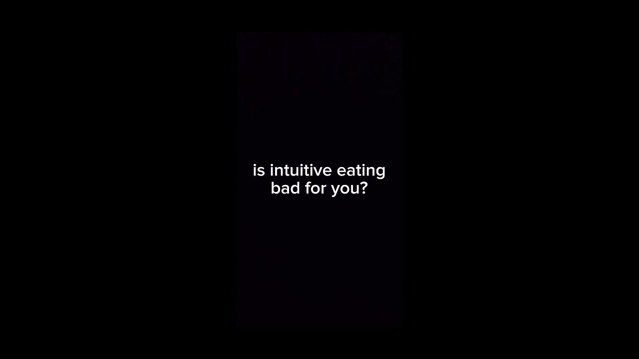 “Why Intuitive Eating Can Help or Hurt”