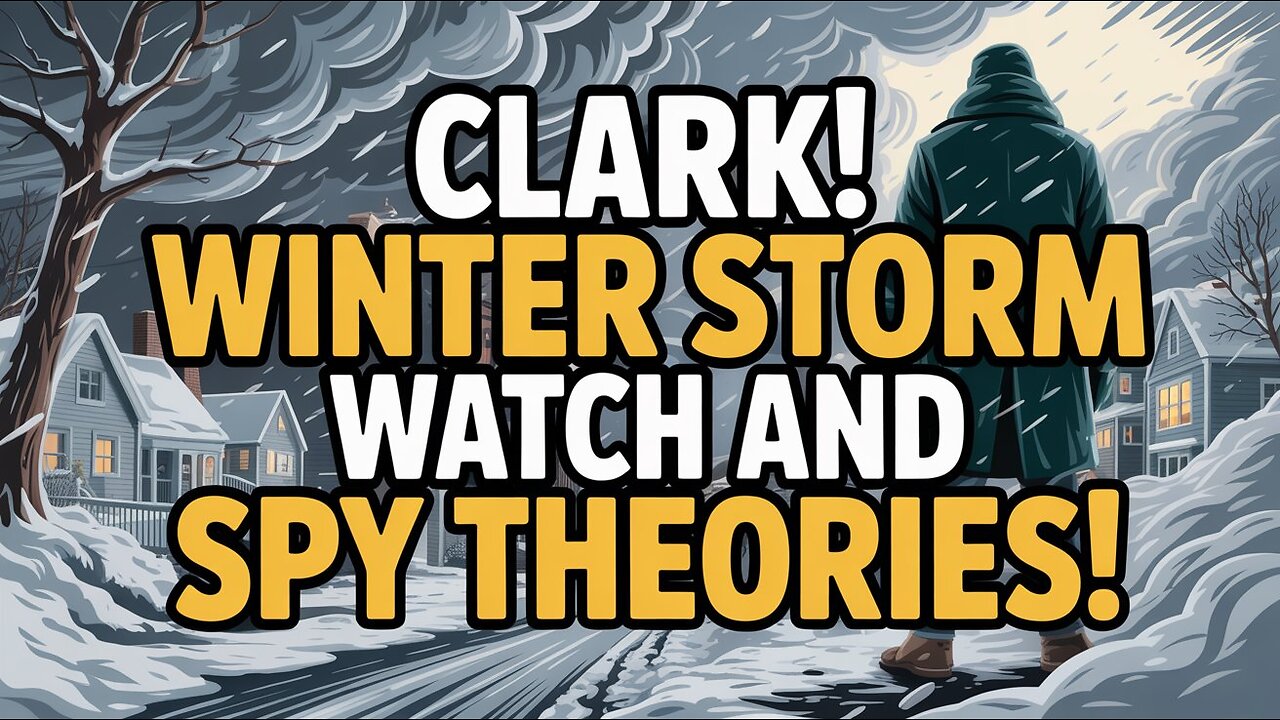CLARK! WINTER STORM WATCH AND SPY THEORIES! #SPLITTINTHEATOM - January 22, 2026