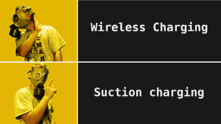 Don't Charge your phone with Wireless Power, Use Suction Power