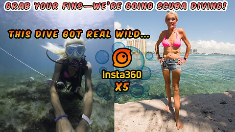 Insta360 X5 Ocean Dive in 4K – Wildest Footage Yet with Invisible Case! 