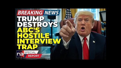 Breaking: Trump Destroys Hostile ABC Reporter! The Moment Everyone Is Talking About!