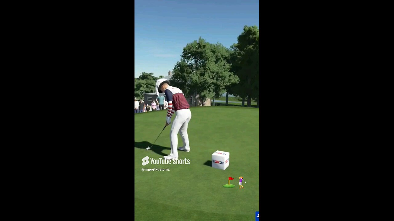 Hole in one... #pgatour2k21 ⛳️🏌‍♀️