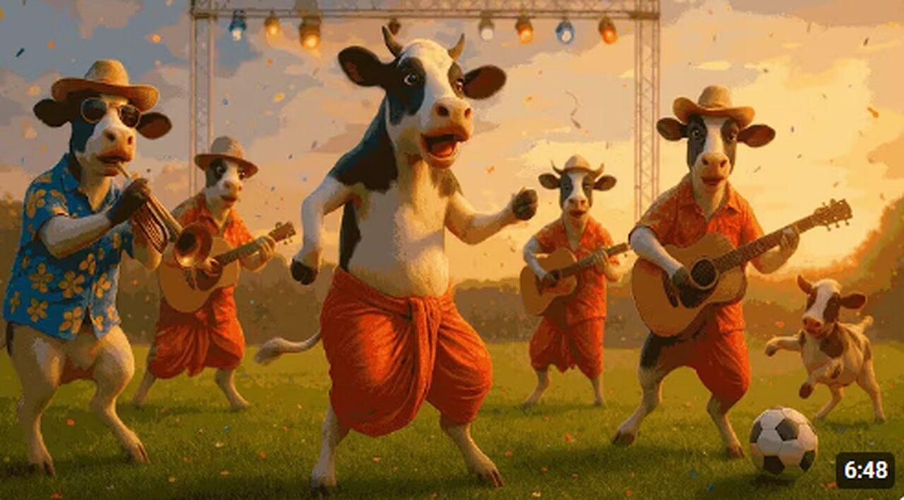 Hamba Goru Dance ๐ฎ | Funny Cow Cartoon Song | Gorur Gaan 2025