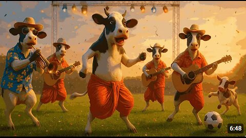 Hamba Goru Dance 🐮 | Funny Cow Cartoon Song | Gorur Gaan 2025
