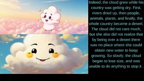 English Stories the greedy cloud