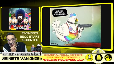 HNMDA live 21-09-25 : Camera, Roll, Action! Een groot toneel! weleke rol speel jij?