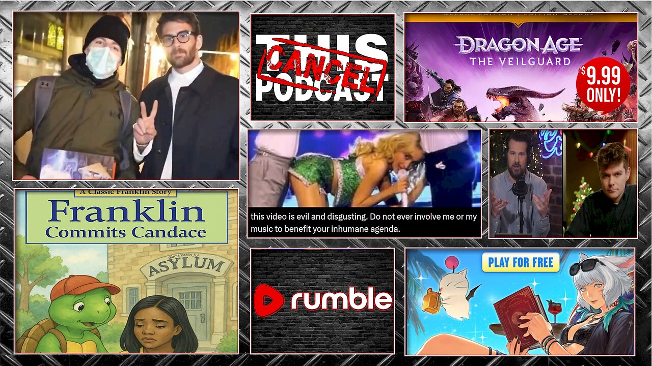 Franklin Now a Pepe! Crowder/Fuentes, Sabrina vs ICE, Hassan trolled, Square Enix Changes Course?