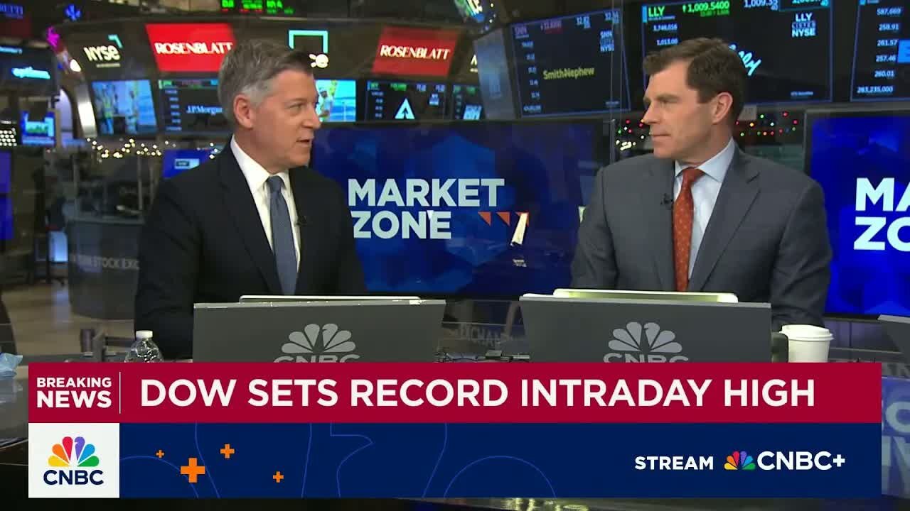 Dow, S&P 500 set record close