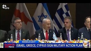 ISRAEL, GREECE, CYPRUS SIGN MILITARY ACTION
