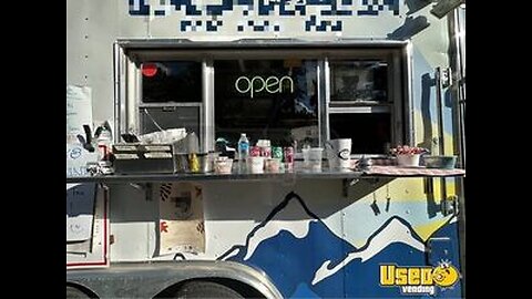 LOADED- 2021 8' x 20' Kitchen Food Concession Trailer w/ Pro-Fire Suppression for Sale in Michigan!