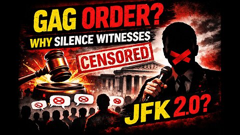 Charlie Kirk Assassination Gag Order: Why Silence Thousands of Witnesses? (JFK 2.0 Questions)
