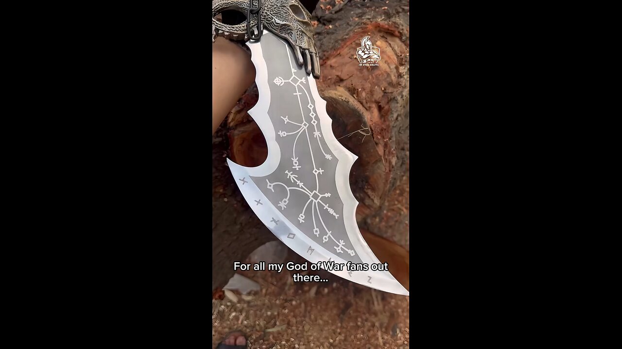 God of War Blade of Chaos – Handmade Viking-Inspired Fantasy Axe with Intricate Detailing
