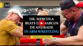 Dr. Mercola Beats Dr. Marcos De Andrade in Arm Wrestling