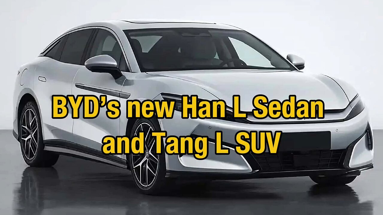 BYD’s Han L Sedan and Tang L SUV that can have up to 400 km range after a 5 min. Charge starts Sales