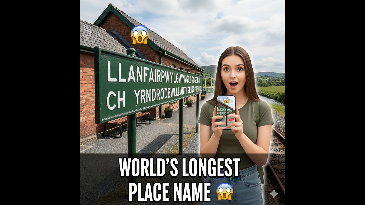 Duniya Ka Sab Se Lamba Place Name 😲 | Wales UK Train Station Ki Kahani