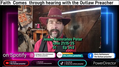 Jesus Reinstates Peter John 21:15-25 S1 Ep 343