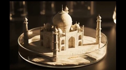 "Miniature Taj Mahal ASMR – Relaxing Sand Art & Detailing Sounds"