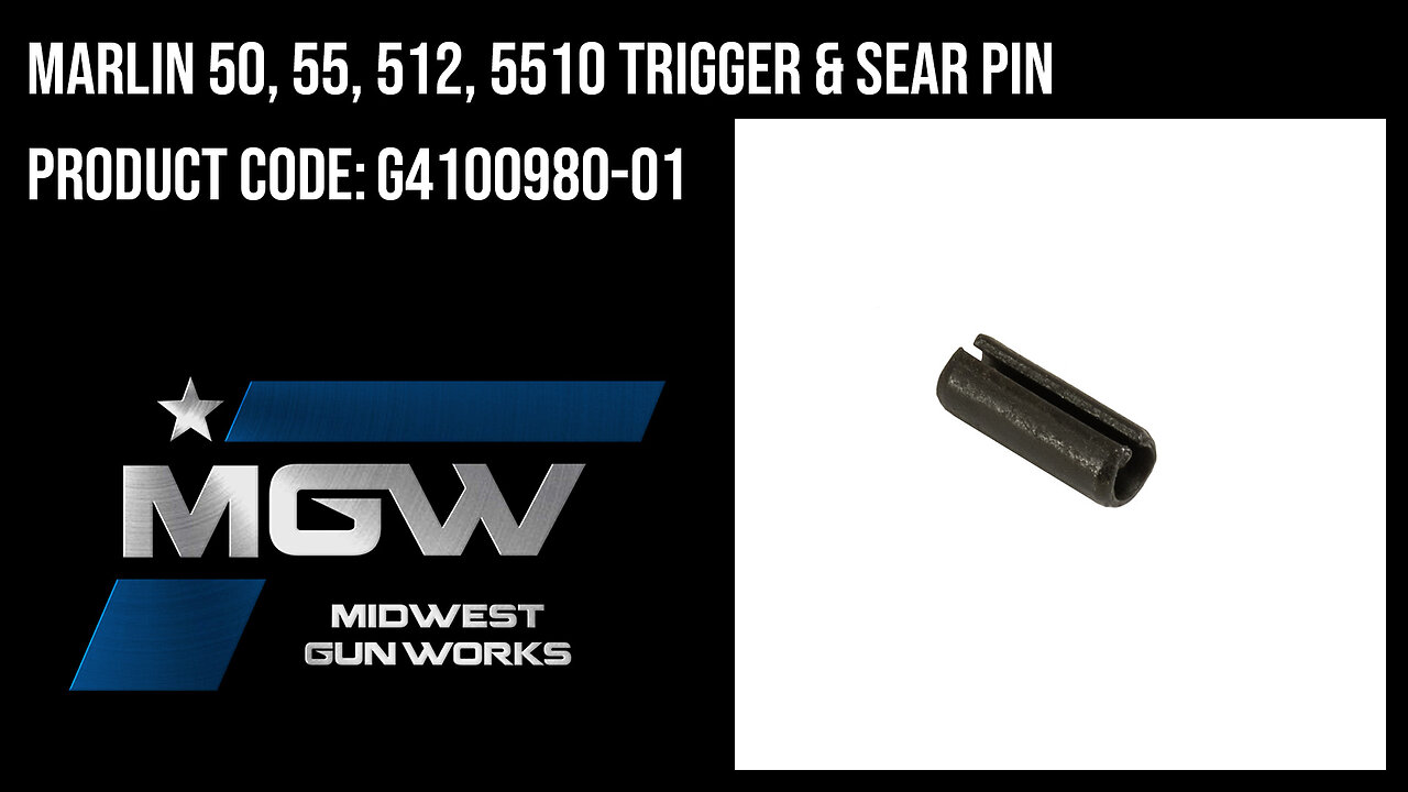 Marlin 50, 55, 512, 5510 Trigger & Sear Pin - G4100980-01