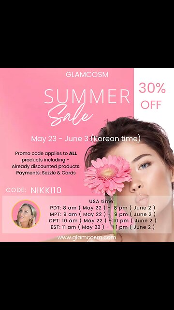 GlamCosm 30% Off & GlamDerma 40% Off