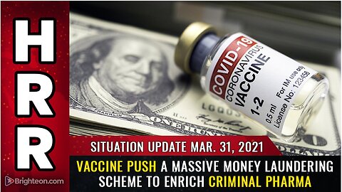 "Massive Money Laundering Scheme Uses Vaccine Push to Enrich Criminal Pharma"
