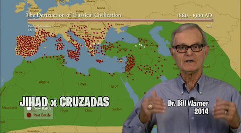 Não há comparação numérica e moral entre a Jihad Islâmica e as Cruzadas Cristãs - Dr. Bill Warner