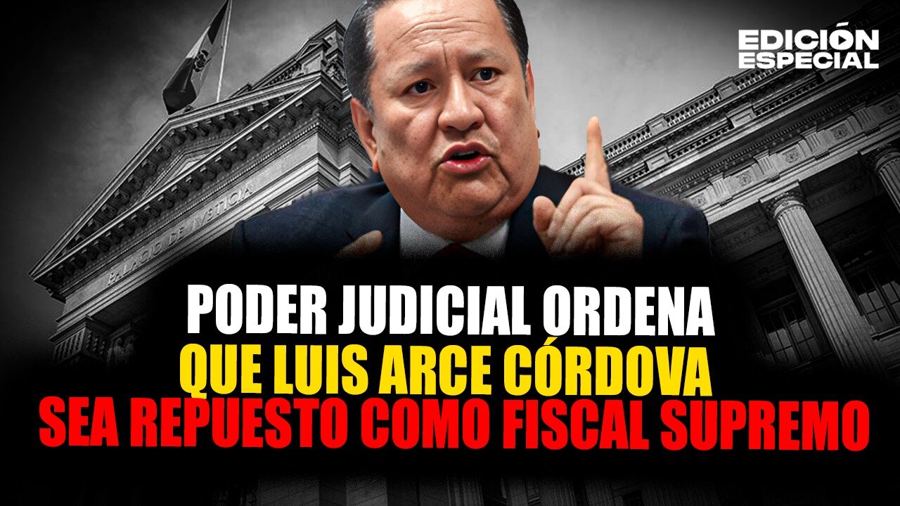 MAY 1 - Luis Arce: Judiciary annuls dismissal and orders his reinstatement as supreme prosecutor / MAY 1 - Luis Arce: Poder Judicial anula destitución y ordena su reposición como fiscal supremo
