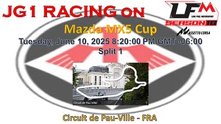 JG1 RACING on LFM - Mazda MX5 - Circuit de Pau-Ville - FRA - Split 1