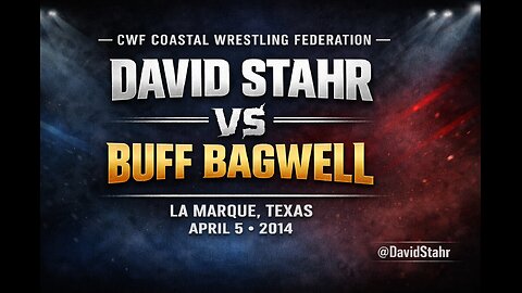 WWE/WCW Superstar Buff Bagwell vs David Stahr 2014 Texas Clash!