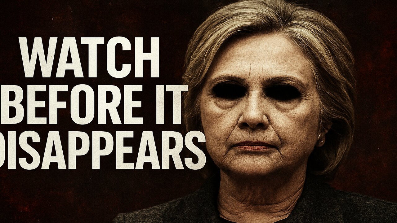 What Hillary Clinton Doesn’t Want You to See (Watch Before It Disappears)