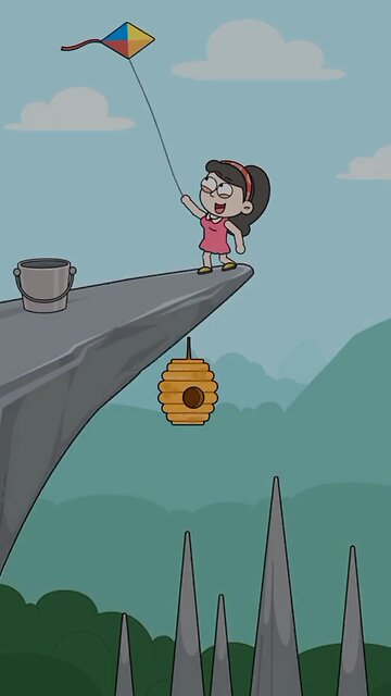 Lost balance while flying a kite! #shorts