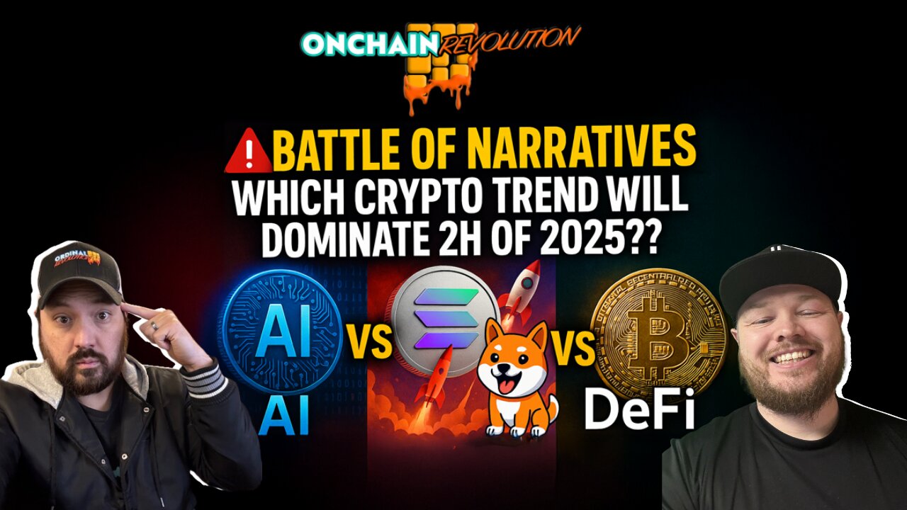 🚨 Battle of Narratives: Which Crypto Trend Will Dominate 2H of 2025?!