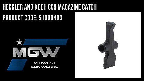 Heckler And Koch CC9 Magazine Catch - 51000403