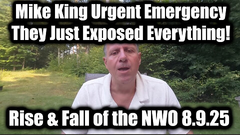 Urgent Emergency 8.9.25: They Just Exposed Everything!
