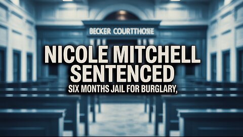 Nicole Mitchell Sentenced to Six Months Jail for Burglary